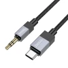 Кабель Hoco UPA32B AUX Jack 3.5mm to USB C 1 m Black (6942007650908)
