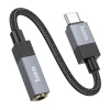 Адаптер Hoco UPA32C USB-C to 3.5mm AUX Black (6942007650922)