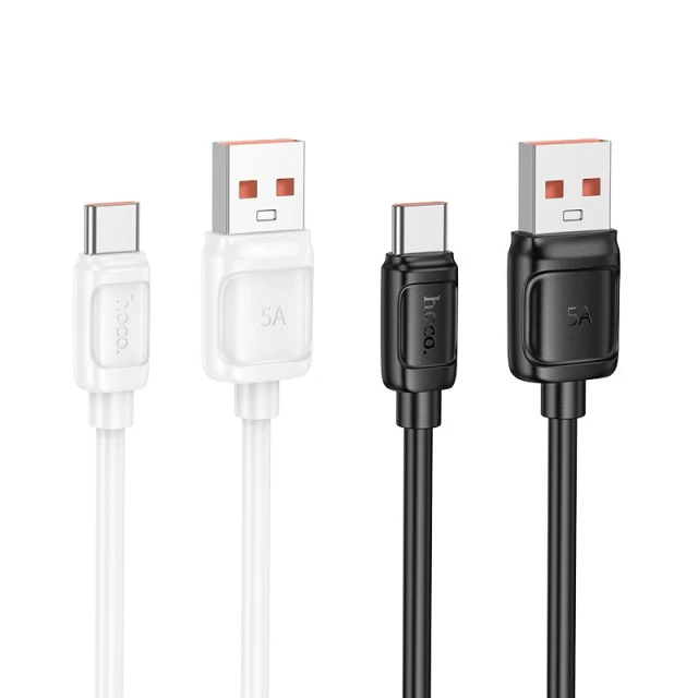 Кабель Hoco X115 USB-A to USB-C PD 5A 100W 1m Black (6942007651974)