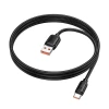 Кабель Hoco X115 USB-A to USB-C PD 5A 100W 1m Black (6942007651974)