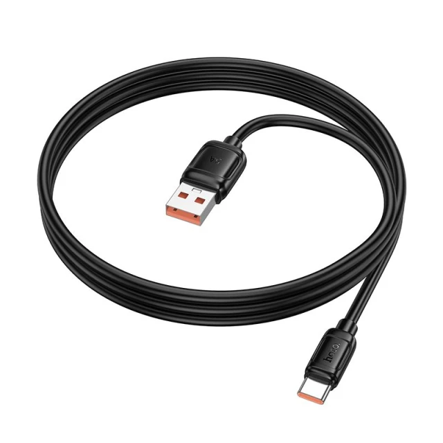Кабель Hoco X115 USB-A to USB-C PD 5A 100W 1m Black (6942007651974)