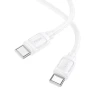 Кабель Hoco X115 USB-C to USB-C PD 5A 240W 1m White (6942007652025)
