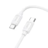 Кабель Hoco X115 USB-C to USB-C PD 5A 240W 1m White (6942007652025)