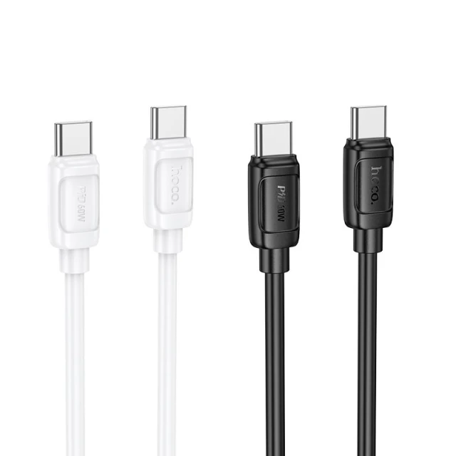 Кабель Hoco X115 USB-C to USB-C PD 5A 240W 1m White (6942007652025)