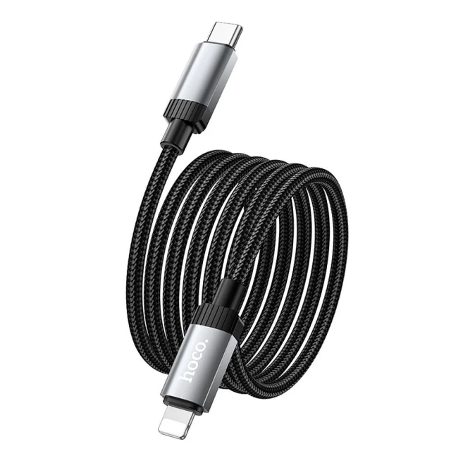 Кабель HOCO USB C to Lightning X117 PD 27W 1 м Black (6942007652520)