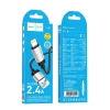 Кабель Hoco X117 USB-A to Lightning 2.4A 1m Black (6942007652544)