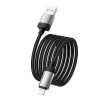 Кабель Hoco X117 USB-A to Lightning 2.4A 1m Black (6942007652544)