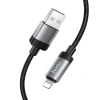 Кабель Hoco X117 USB-A to Lightning 2.4A 1m Black (6942007652544)