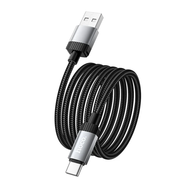 Кабель Hoco X117 USB-A to USB-C 3A 1m Black (6942007652568)
