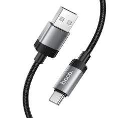 Кабель Hoco X117 USB-A to USB-C 3A 1m Black (6942007652568)