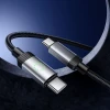 Кабель Hoco X117 USB-C to USB-C 3A 60W 1m Black (6942007652582)