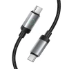 Кабель Hoco X117 USB-C to USB-C 3A 60W 1m Black (6942007652582)