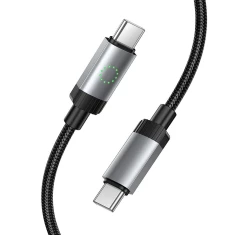 Кабель Hoco X117 USB-C to USB-C 3A 60W 1m Black (6942007652582)