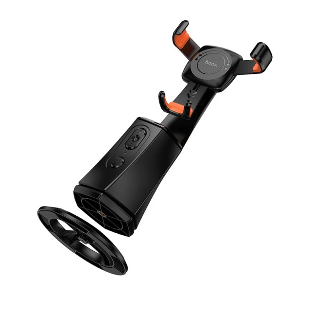Тримач для телефону Hoco K26 з автовідстеженням обличчя 360° Black (6942007652605)