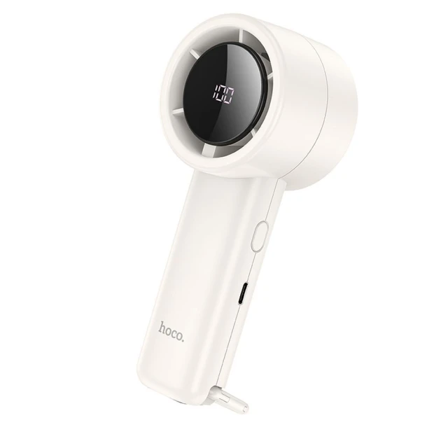 Вентилятор портативний Hoco HX63 суперпотужний White (6942007652643)