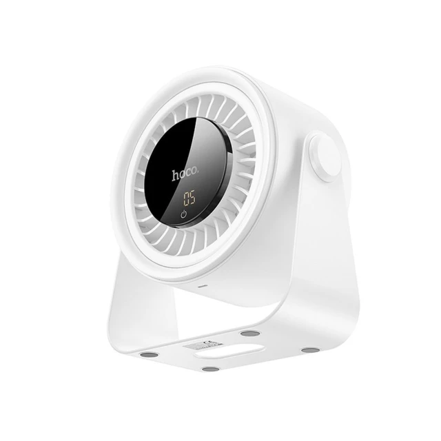 Вентилятор настільний Hoco HX66 White (6942007652674)