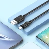 Кабель USB-A to USB-C Hoco X88 3A 2 м Black (6942007653626)
