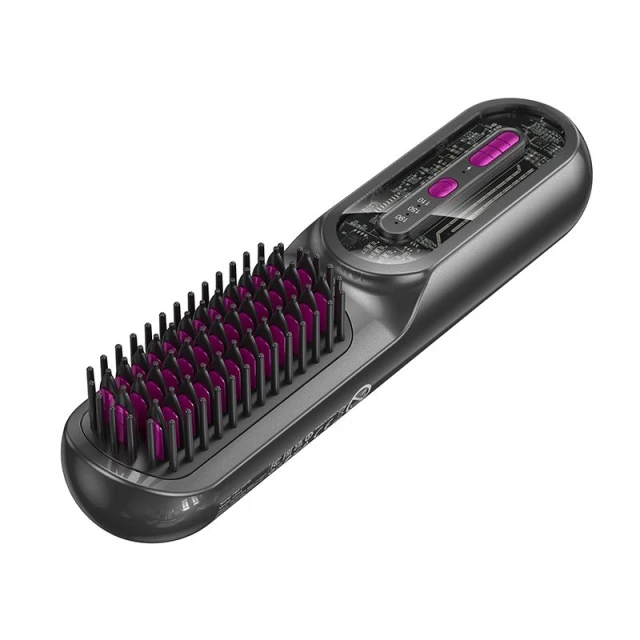 Праска для волосся з гребінцем Hoco HP45 Grey (6942007654593)