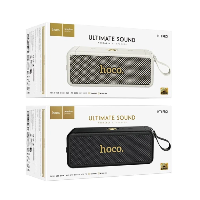 Колонка Hoco HT1 Pro Bluetooth 2x8W 4h Black (6942007654623)
