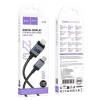 Кабель USB C до Lightning Hoco X118 PD 27W з дисплеєм 1 м Black (6942007655064)