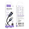 Кабель Hoco X118 USB-A to Lightning 2.4A з дисплеєм 1m Black (6942007655071)