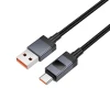 Кабель Hoco X118 USB A to USB C 5A 1 m з дисплеєм Black (6942007655088)