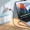 Кабель Hoco X118 USB A to USB C 5A 1 m з дисплеєм Black (6942007655088)