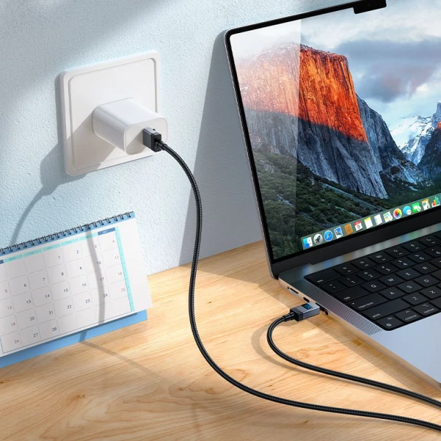 Кабель Hoco X118 USB A to USB C 5A 1 m з дисплеєм Black (6942007655088)