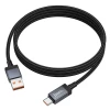 Кабель Hoco X118 USB A to USB C 5A 1 m з дисплеєм Black (6942007655088)