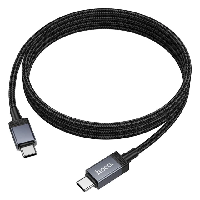 Кабель Hoco X118 USB C to USB C 60W 1m Black (6942007655095)