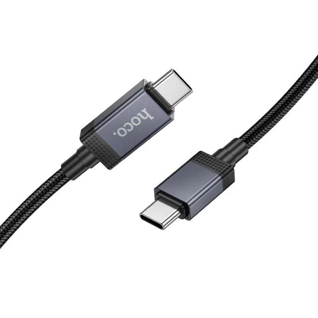 Кабель Hoco X118 USB C to USB C 60W 1m Black (6942007655095)