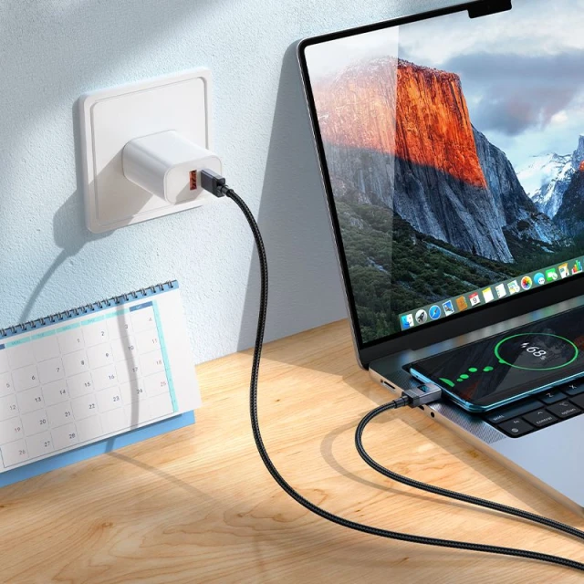 Кабель Hoco X118 USB C to USB C 60W 1m Black (6942007655095)