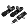 Мікрофон бездротовий подвійний Hoco L20A Lightning/USB-C Black (6942007655507)