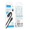 Кабель USB C до Lightning Hoco X120 PD 27W 1 м Black (6942007658843)