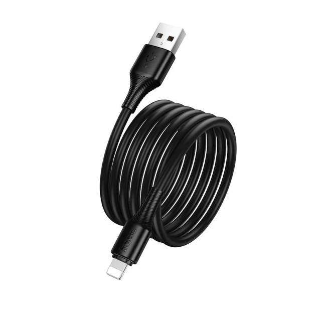 Кабель Hoco X120 USB-A to Lightning 2.4A 1m Black (6942007658867)