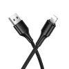 Кабель Hoco X120 USB-A to Lightning 2.4A 1m Black (6942007658867)