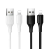 Кабель Hoco X120 USB A до Lightning 2.4A 1 м White (6942007658874)