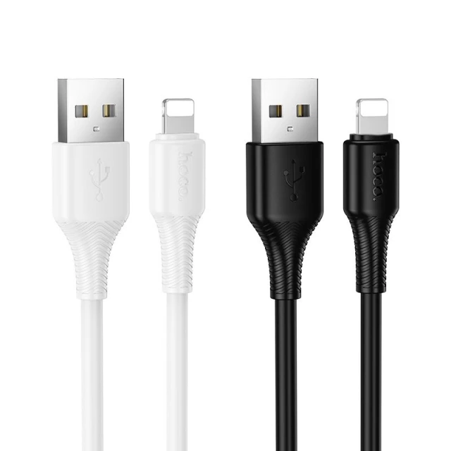 Кабель Hoco X120 USB A до Lightning 2.4A 1 м White (6942007658874)