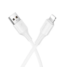 Кабель Hoco X120 USB A до Lightning 2.4A 1 м White (6942007658874)