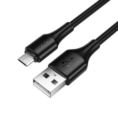 Кабель Hoco X120 USB A до Micro USB 2.4A 1 м Black (6942007658881)