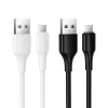 Кабель USB A до Micro USB Hoco X120 2.4A 1 м White (6942007658898)