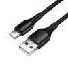 Кабель Hoco X120 USB-A to USB-C 3A 1m Black (6942007658904)