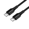 Кабель Hoco X120 USB-C to USB-C 3A 60W 1m Black (6942007658928)