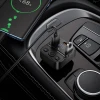 Автомобільний Bluetooth-трансмітер Hoco E87 USB-A + USB-C QC PD 35W Black (6942007658980)