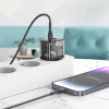 Мережевий зарядний пристрій Hoco N34 USB A + USB C QC3.0 PD 3A 20W Transparent (6942007659147)