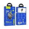 Мережевий зарядний пристрій Hoco N34 USB A + USB C QC3.0 PD 3A 20W Transparent (6942007659147)