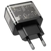 Мережевий зарядний пристрій Hoco N34 USB A + USB C QC3.0 PD 3A 20W Transparent (6942007659147)