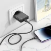 Мережевий зарядний пристрій Hoco N37 Slim USB C QC PD 20W + кабель USB C to Lightning Black (6942007659161)