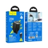 Мережевий зарядний пристрій Hoco N52 USB A + USB C QC3.0 PD 3A 20W + кабель USB C to Lightning Black (6942007659208)