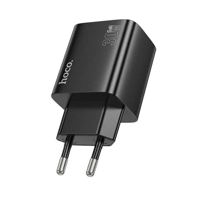 Мережевий зарядний пристрій Hoco N56 2x USB-C + 2x USB-A QC3.0 PD 30W Black (6942007659277)